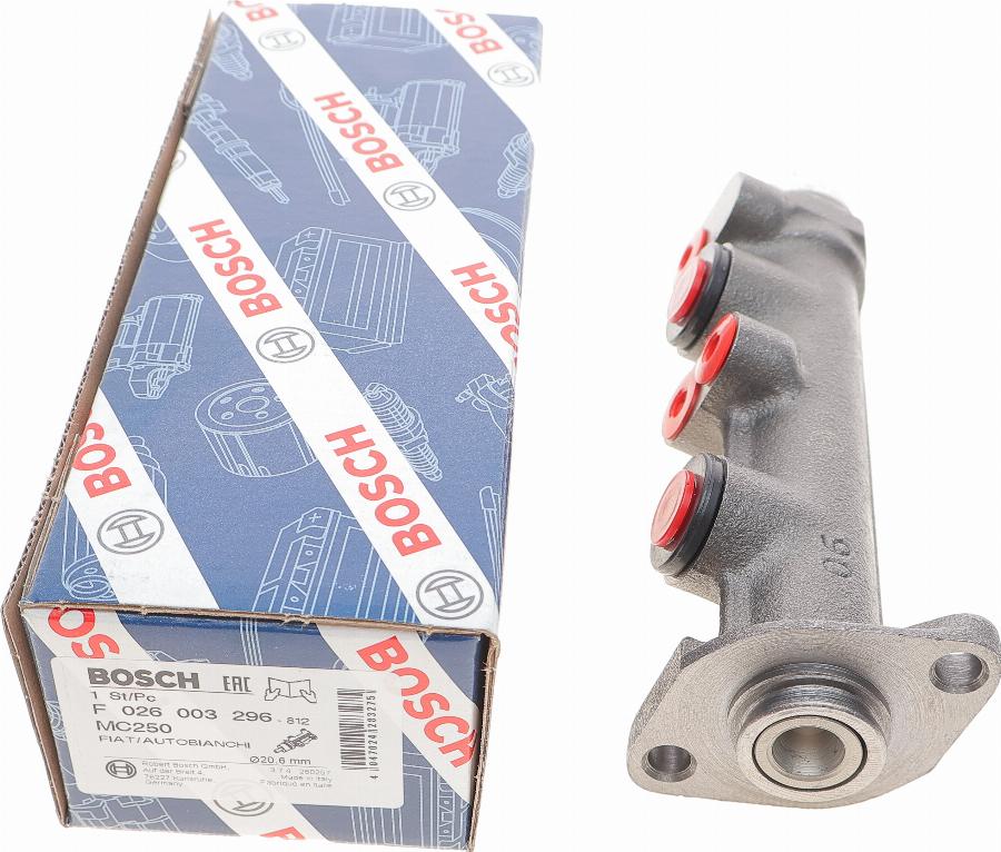 BOSCH F 026 003 296 - Главный тормозной цилиндр parts5.com