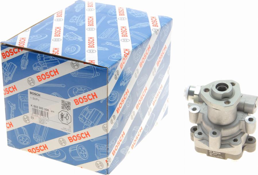 BOSCH K S02 000 008 - Гидравлический насос, рулевое управление, ГУР parts5.com