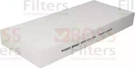 BOSS FILTERS BS02-014 - Фильтр воздуха в салоне parts5.com