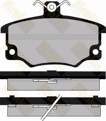 FORMA 233 - Тормозные колодки, дисковые, комплект parts5.com