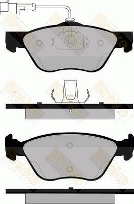 Lancia 71772528 - Тормозные колодки, дисковые, комплект parts5.com