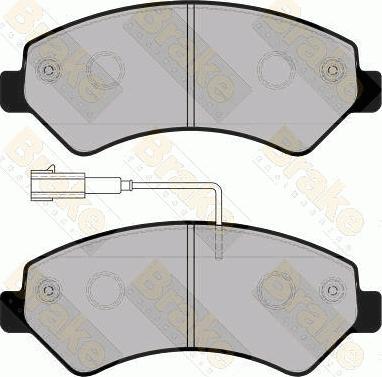 PEUGEOT 16 736 036 80 - Тормозные колодки, дисковые, комплект parts5.com