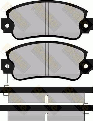 FORMA 225 - Тормозные колодки, дисковые, комплект parts5.com