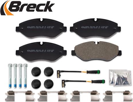 Breck 29192 00 703 00 - Тормозные колодки, дисковые, комплект parts5.com