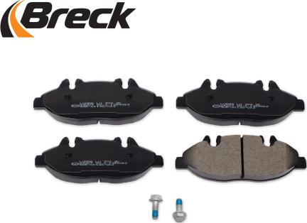 Breck 24007 00 703 00 - Тормозные колодки, дисковые, комплект parts5.com