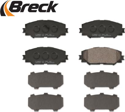 Breck 24336 00 701 00 - Тормозные колодки, дисковые, комплект parts5.com