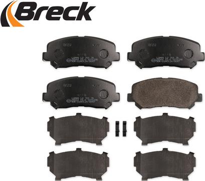 Breck 25564 00 701 00 - Тормозные колодки, дисковые, комплект parts5.com