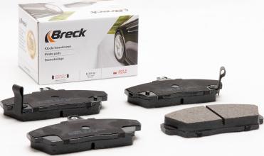 Breck 21515 00 702 10 - Тормозные колодки, дисковые, комплект parts5.com