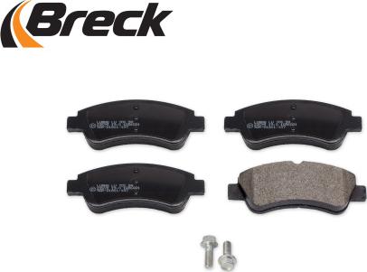 Breck 23599 00 701 00 - Тормозные колодки, дисковые, комплект parts5.com