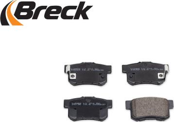 Breck 23652 00 704 00 - Тормозные колодки, дисковые, комплект parts5.com