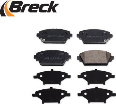 Breck 23094 00 701 00 - Тормозные колодки, дисковые, комплект parts5.com