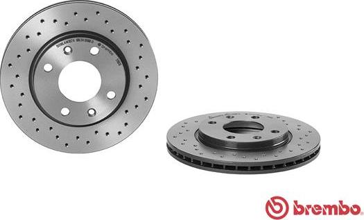 Brembo 09.5196.1X - Тормозной диск parts5.com