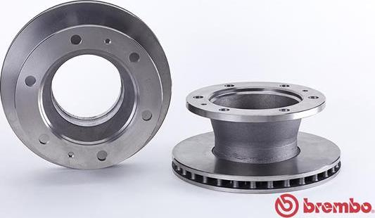 Brembo 09.6813.60 - Тормозной диск parts5.com