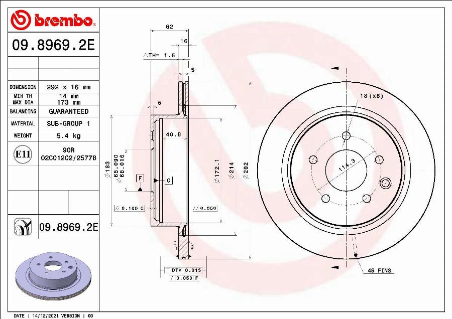 Brembo KT08020 - Дисковый тормозной механизм, комплект parts5.com