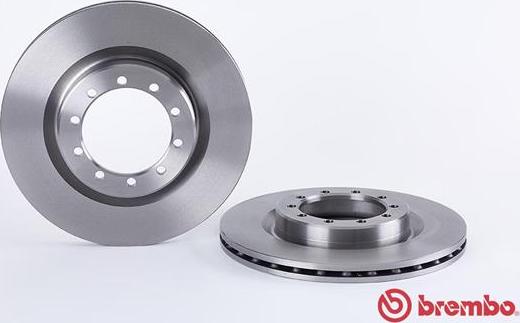 Brembo 09.7262.10 - Тормозной диск parts5.com