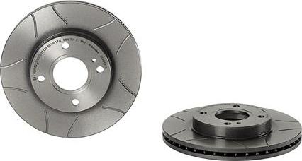 Brembo 09.A968.76 - Тормозной диск parts5.com