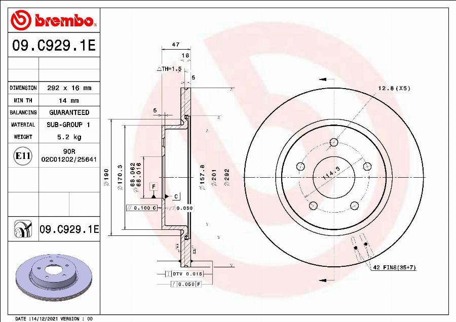 Brembo KT 08 030 - Дисковый тормозной механизм, комплект parts5.com