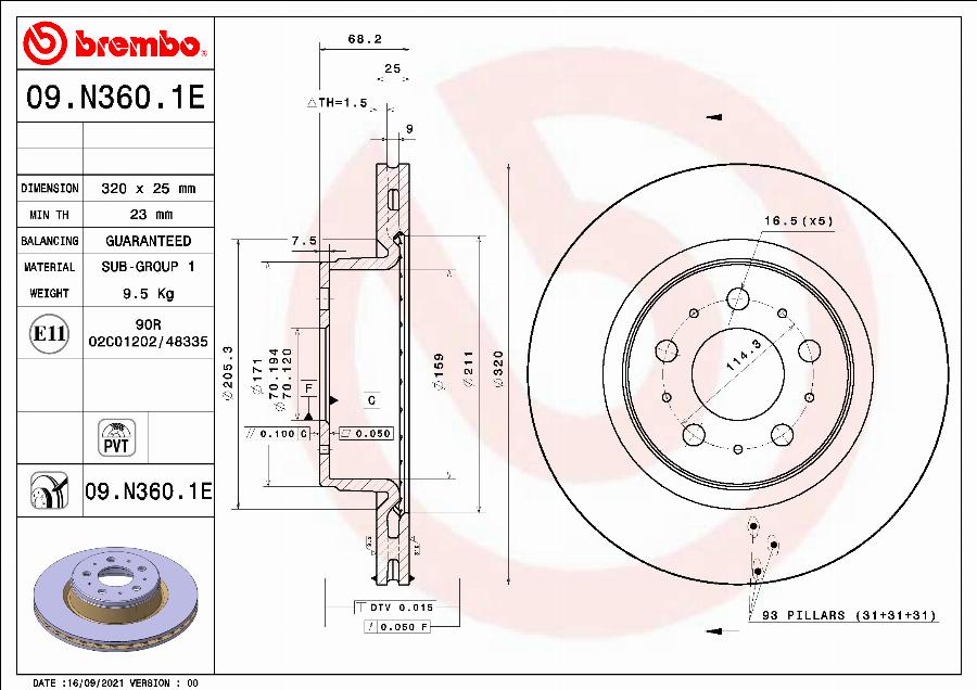 Brembo KT 08 001 - Дисковый тормозной механизм, комплект parts5.com