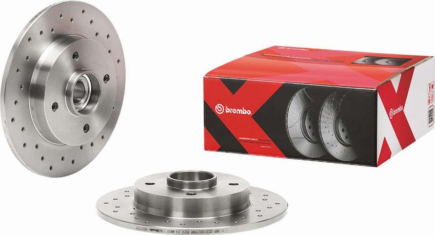 Brembo 08.9512.2X - Тормозной диск parts5.com