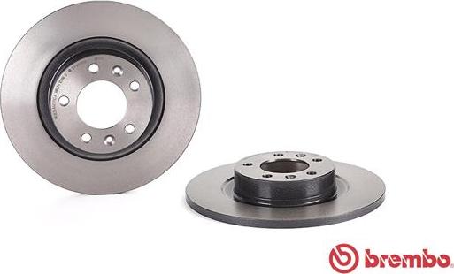 Brembo 08.A615.11 - Тормозной диск parts5.com