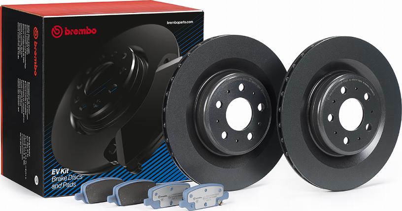 Brembo KT 08 004 - Дисковый тормозной механизм, комплект parts5.com