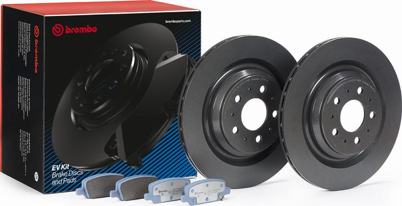 Brembo KT 08 002 - Дисковый тормозной механизм, комплект parts5.com