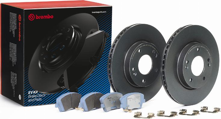 Brembo KT08013 - Дисковый тормозной механизм, комплект parts5.com