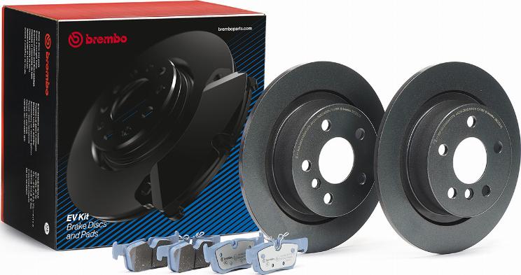 Brembo KT08012 - Дисковый тормозной механизм, комплект parts5.com