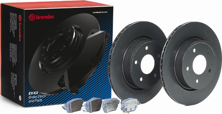 Brembo KT08030 - Дисковый тормозной механизм, комплект parts5.com