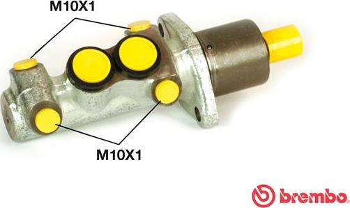 Brembo M 61 110 - Главный тормозной цилиндр parts5.com