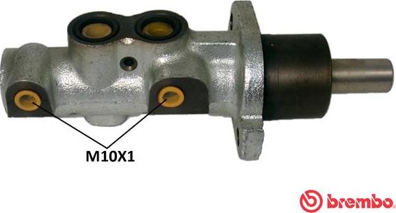 Brembo M 24 016 - Главный тормозной цилиндр parts5.com