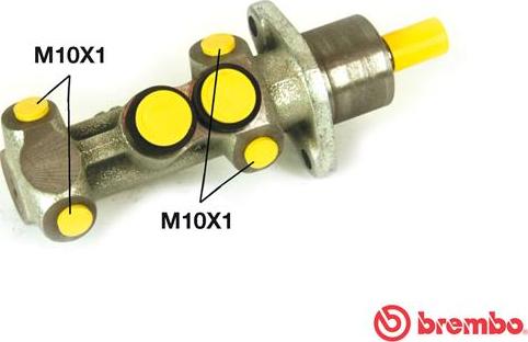 Brembo M 23 055 - Главный тормозной цилиндр parts5.com