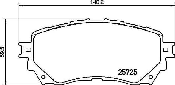 Brembo P 49 048 - Тормозные колодки, дисковые, комплект parts5.com