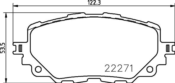 Brembo P 49 054 - Тормозные колодки, дисковые, комплект parts5.com