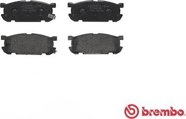 Brembo P 49 030 - Тормозные колодки, дисковые, комплект parts5.com