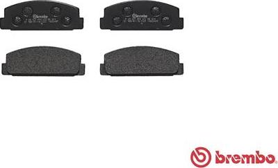 Brembo P 49 037 - Тормозные колодки, дисковые, комплект parts5.com