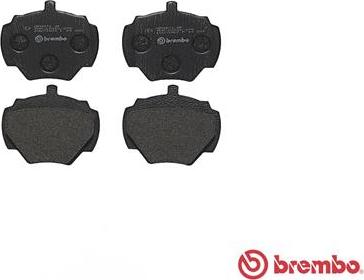 Brembo P 44 001 - Тормозные колодки, дисковые, комплект parts5.com