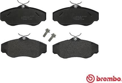 Brembo P 44 008 - Тормозные колодки, дисковые, комплект parts5.com