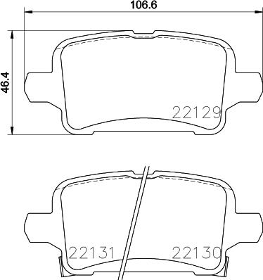 Brembo P 59 090 - Тормозные колодки, дисковые, комплект parts5.com