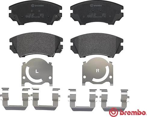 Brembo P 59 055 - Тормозные колодки, дисковые, комплект parts5.com