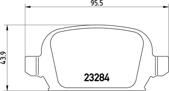 Brembo P 59 037 - Тормозные колодки, дисковые, комплект parts5.com