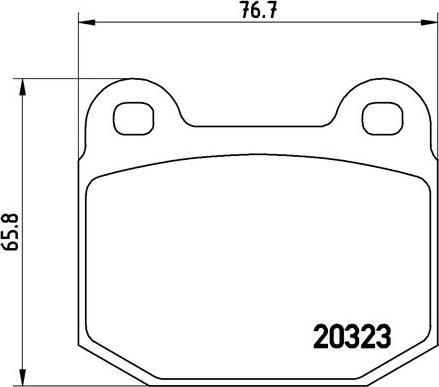 Brembo P 59 025 - Тормозные колодки, дисковые, комплект parts5.com