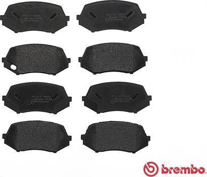 Brembo P 54 044 - Тормозные колодки, дисковые, комплект parts5.com