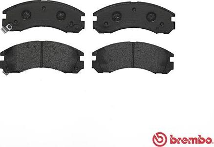 Brembo P 54 017 - Тормозные колодки, дисковые, комплект parts5.com