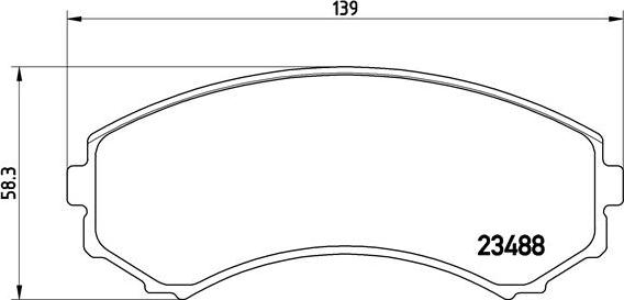 Brembo P 54 029 - Тормозные колодки, дисковые, комплект parts5.com