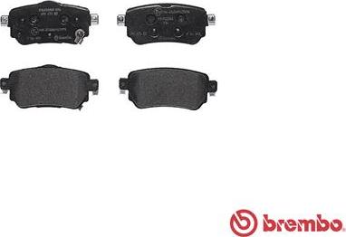 Brembo P 56 098 - Тормозные колодки, дисковые, комплект parts5.com