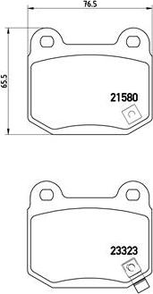 Brembo P 56 048 - Тормозные колодки, дисковые, комплект parts5.com