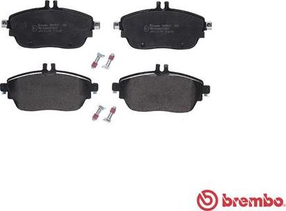 Brembo P 50 093 - Тормозные колодки, дисковые, комплект parts5.com