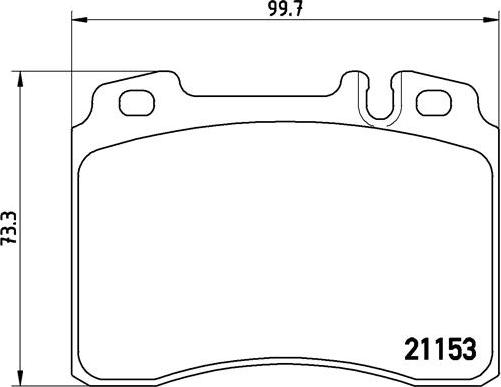 Brembo P 50 010 - Тормозные колодки, дисковые, комплект parts5.com