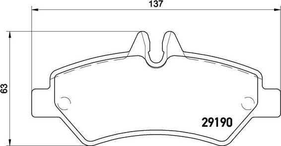 Brembo P 50 084 - Тормозные колодки, дисковые, комплект parts5.com